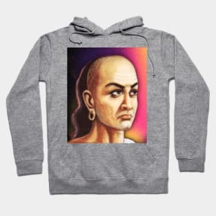 Chanakya Portrait | Chanakya Artwork Hoodie